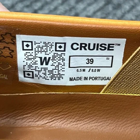 NEW Wolf & Shepherd Cruise Slip‎ On Sneakers Honey Leather Brown Shoes Mens 6.5